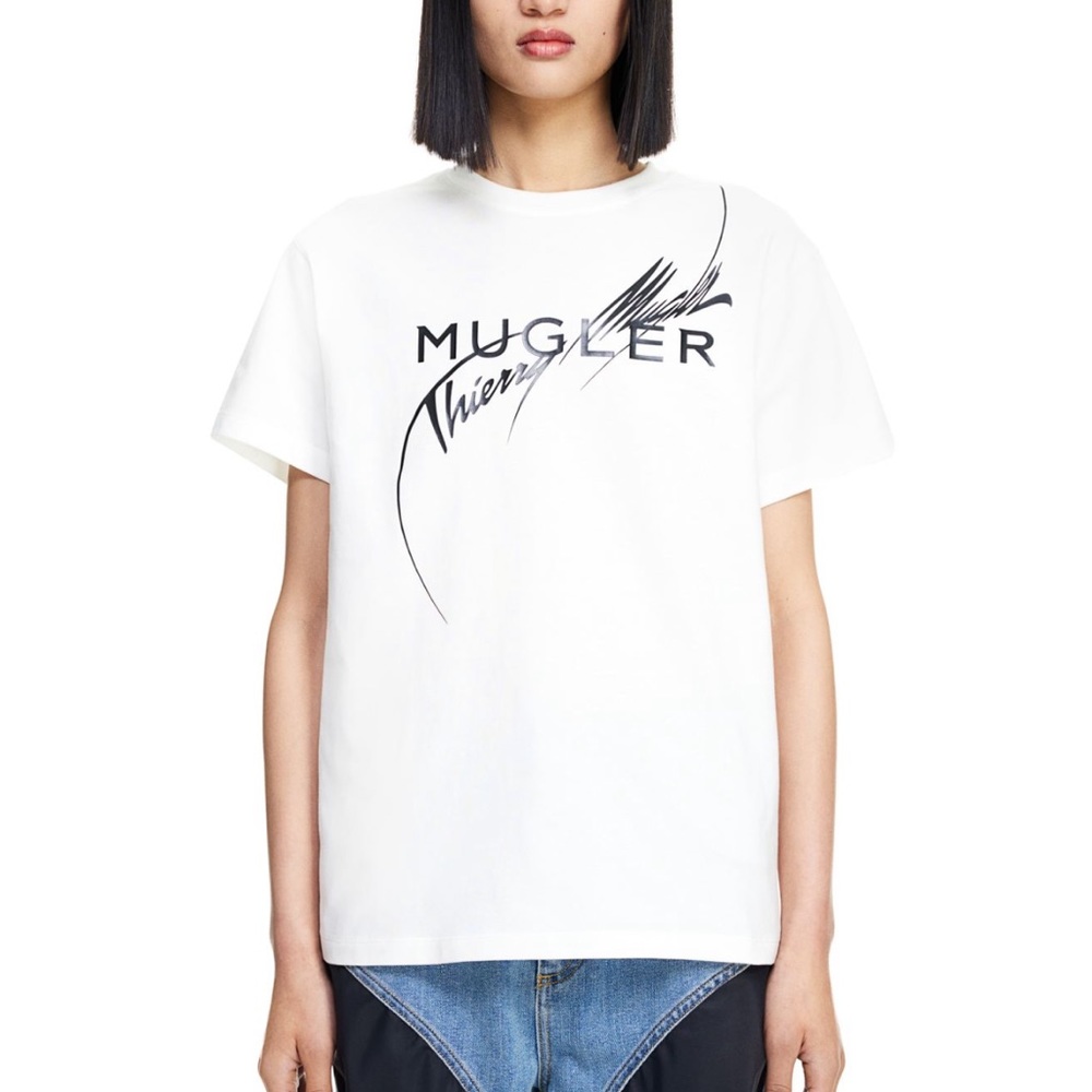 NEW Mugler H&M Printed T Shirt